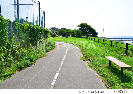 Scenery of Nishikaigan Park in Niigata City, Niigata Prefecture (Summer 2022) Scenery of Nishikaigan Park in Niigata City, Niigata Prefecture (Summer 2022) 116085151