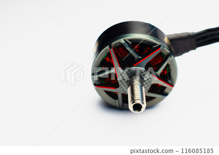 Brushless motor for installation on homemade fpv drone. Components for assembling quadcopters Brushless motor for installation on homemade fpv drone. Components for assembling quadcopters 116085185