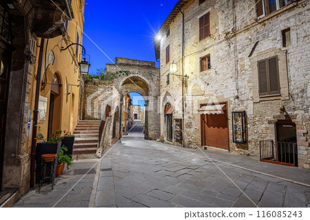 Assisi, Italy at the Roman Gate 116085243