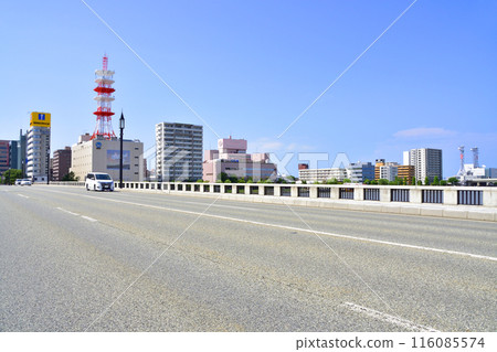 Scenery from Bandai Bridge, Niigata City, Niigata Prefecture (Summer 2022) 116085574