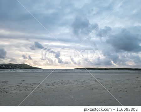 Beautiful sunset at Portnoo Narin beach in County Donegal - Ireland 116085808