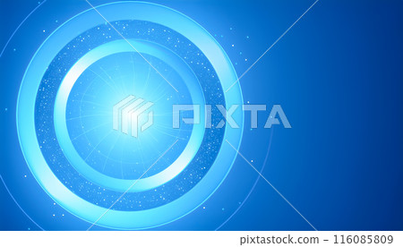 CG插畫抽象藍色光環影像素材 CG插畫抽象藍色光環影像素材 116085809