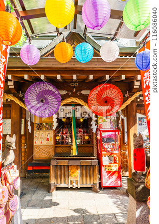 Osaka City, Kita Ward, Sonezaki, Tsuyutenjin Shrine (Ohatsutenjin), Good Luck Inari Shrine Osaka City, Kita Ward, Sonezaki, Tsuyutenjin Shrine (Ohatsutenjin), Good Luck Inari Shrine 116086040