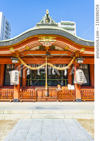 大阪市北區西天滿堀川惠比壽神社 參拜殿,生意興隆 大阪市北區西天滿堀川惠比壽神社 參拜殿,生意興隆 116086058