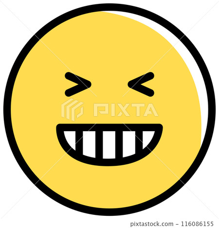 Ihihi 表情,黃臉表情符號 Ihihi 表情,黃臉表情符號 116086155