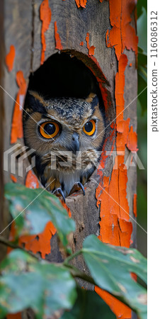 Owl wallpaper. Owl poster 116086312