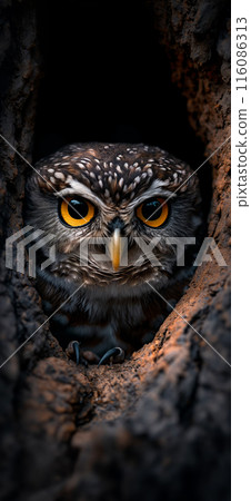 Owl wallpaper. Owl poster 116086313