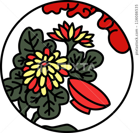 彩色圓形簡約花紮長月菊花杯九月菊花和杯 彩色圓形簡約花紮長月菊花杯九月菊花和杯 116086535