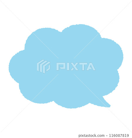 易於使用的簡單語音氣泡，向量圖 116087819