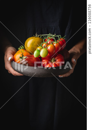 Mix colorful tomatoes Mix colorful tomatoes 116088756