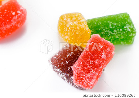 Jelly candy isolated on a white background 1 116089265