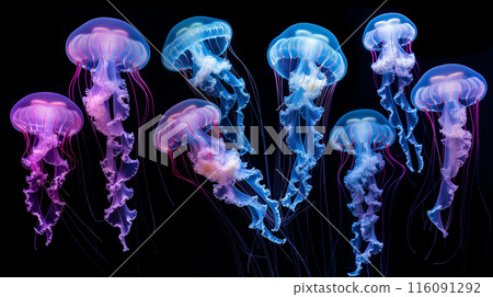 Drifting jellyfish 116091292
