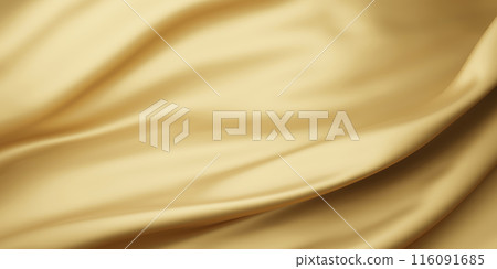 Gold luxury fabric background 3d render Gold luxury fabric background 3d render 116091685