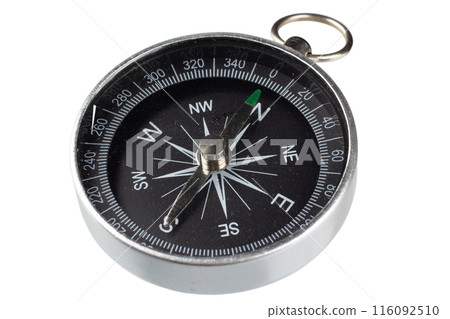 Vintage retro compass on white Vintage retro compass on white 116092510