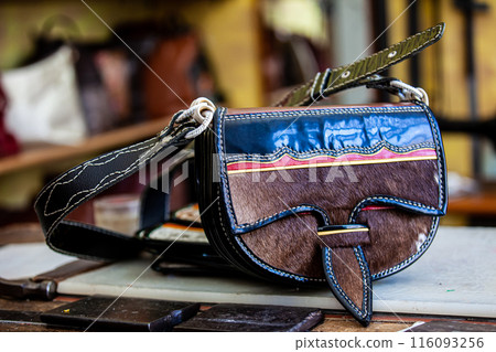 Colombian traditional leather satchel from the Antioquia Region called Carriel 116093256