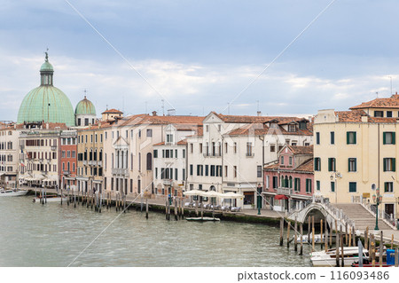 Beaufitul canal streets in Venice, Italy 116093486