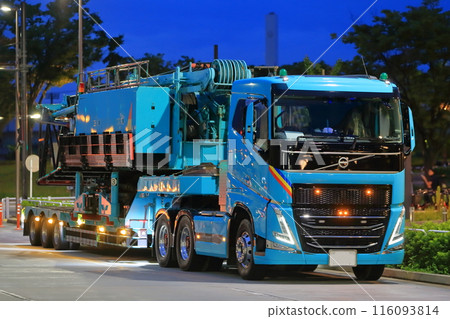 打樁機運輸拖車(中低地板) 打樁機運輸拖車(中低地板) 116093814