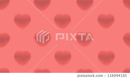 A cute repeat illustration pattern with fluffy felt hearts A cute repeat illustration pattern with fluffy felt hearts 116094185