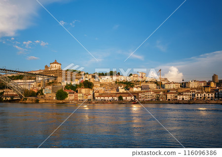 View of Vila Nova de Gaia city, Porto, Portugal 116096386