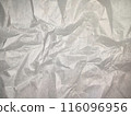 White wrinkled paper texture background 116096956