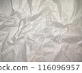 White wrinkled paper texture background 116096957