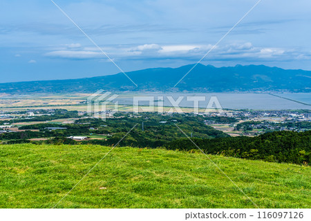 Azuma, a village of fresh green pastures [Unzen City, Nagasaki Prefecture] 116097126