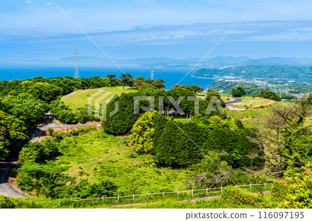 Azuma, a village of fresh green pastures [Unzen City, Nagasaki Prefecture] 116097195