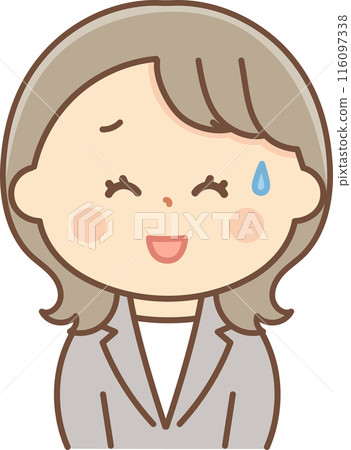 苦笑的西裝女人 苦笑的西裝女人 116097338