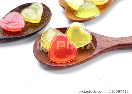 Sweet jelly, Thai dessert jelly 116097911