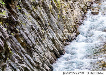 Kiyotsukyo Gorge - Stunning canyon beauty with columnar joints, huge rock walls, art of the earth Kiyotsukyo Gorge - Stunning canyon beauty with columnar joints, huge rock walls, art of the earth 116098667