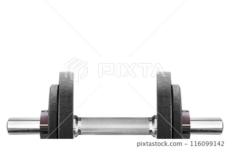 black dumbbell, transparent background black dumbbell, transparent background 116099142