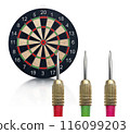 Darts with dartboard. transparent background 116099203