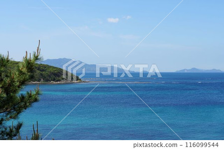 A tranquil view of the Genkai Sea A tranquil view of the Genkai Sea 116099544