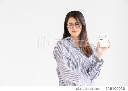 Calculator and woman trouble Calculator and woman trouble 116100010