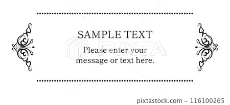 Gorgeous horizontal antique frame 116100265