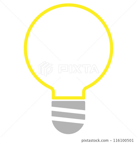 簡單的燈泡圖標 簡單的燈泡圖標 116100501