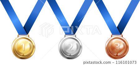 Gold, Silver, and Bronze Medals Gold, Silver, and Bronze Medals 116101073