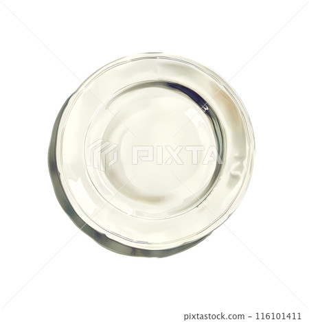 白色背景上白板的水彩插圖 116101411