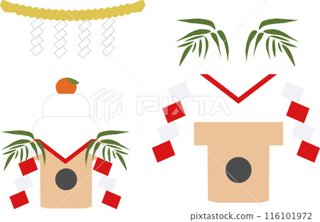 加賀年糕的零件插圖 116101972