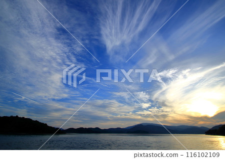 Various clouds floating above the Seto Inland Sea Various clouds floating above the Seto Inland Sea 116102109
