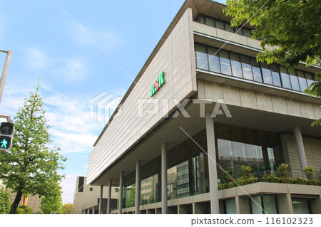 RSK Sanyo Broadcasting building exterior 116102323