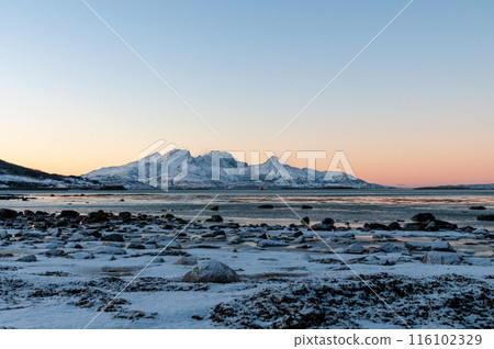 Norwegian winter landscape 116102329