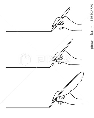 Illustration with pen underline 116102729