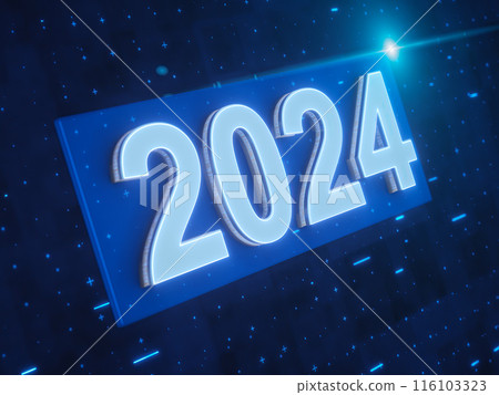 Graphic elements and 2024 Graphic elements and 2024 116103323
