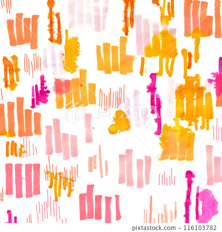 Colorful hand drawn lines texture background 116103782