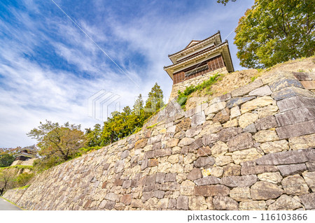 Ueda Castle Ruins Park South Tower Restoration of the stone wall under the South Tower Ueda Castle Ruins Park South Tower Restoration of the stone wall under the South Tower 116103866