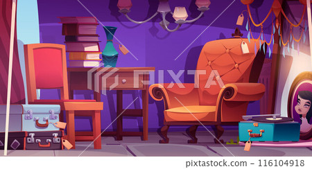 Antique shop interior 116104918