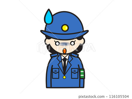 Pale Female Police Officer 116105504