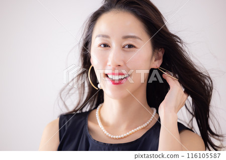 Beauty image Portrait of a woman with long hair Beauty image Portrait of a woman with long hair 116105587