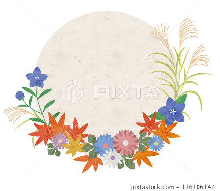 Autumn Japanese style frame Autumn Japanese style frame 116106142